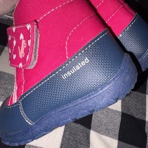 See Kai Run Pink and Blue Insulated Boots